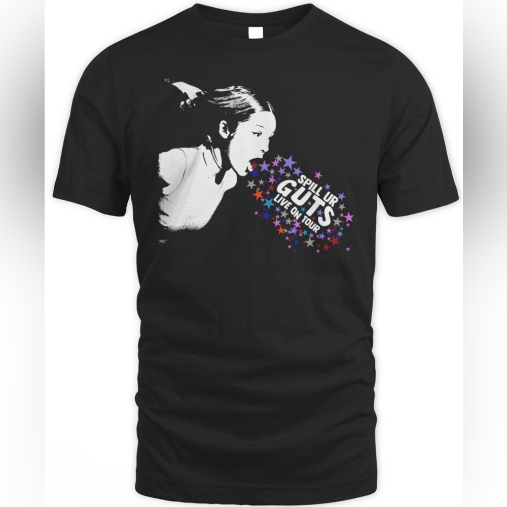 Olivia Rodrigo Black Graphic T-Shirt